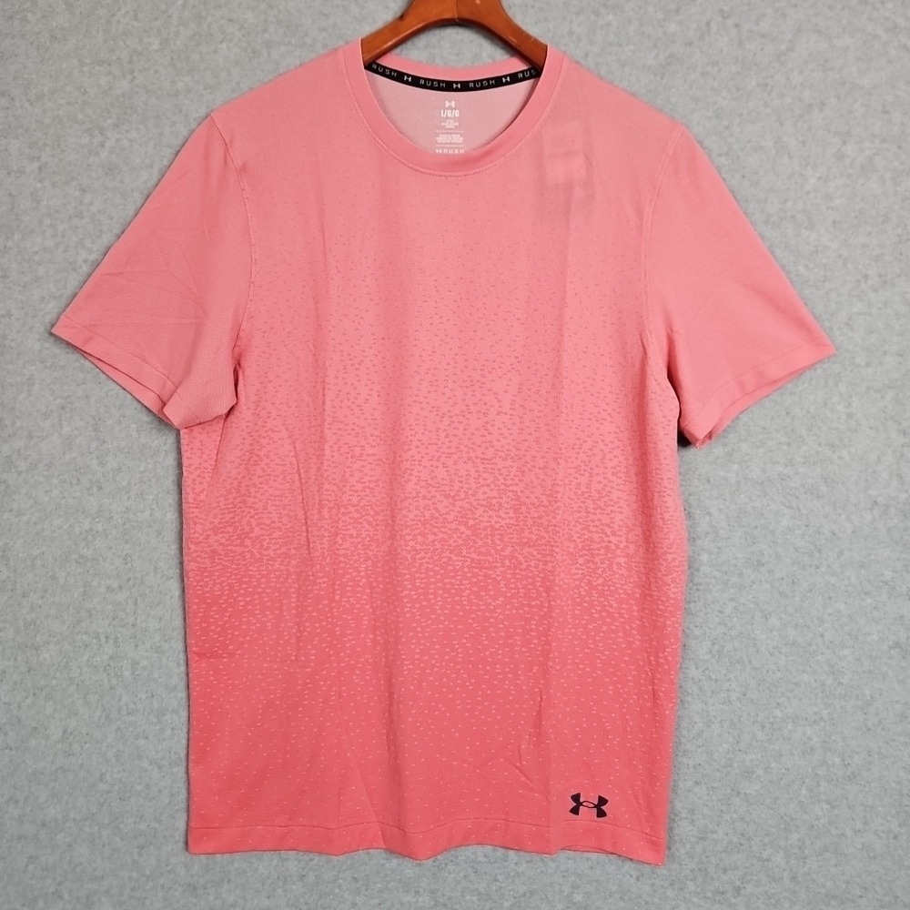 Under‎ Armour Vanish Elite Seamless Shirt Short Sleeve Men's Size L 1385805-647 - Picture 4 of 15